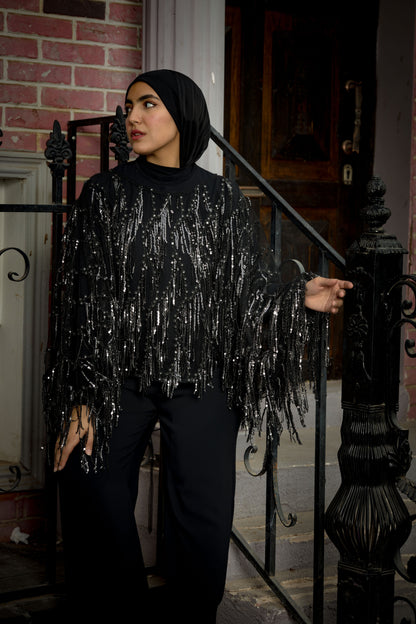Black swan jumbsuit in black