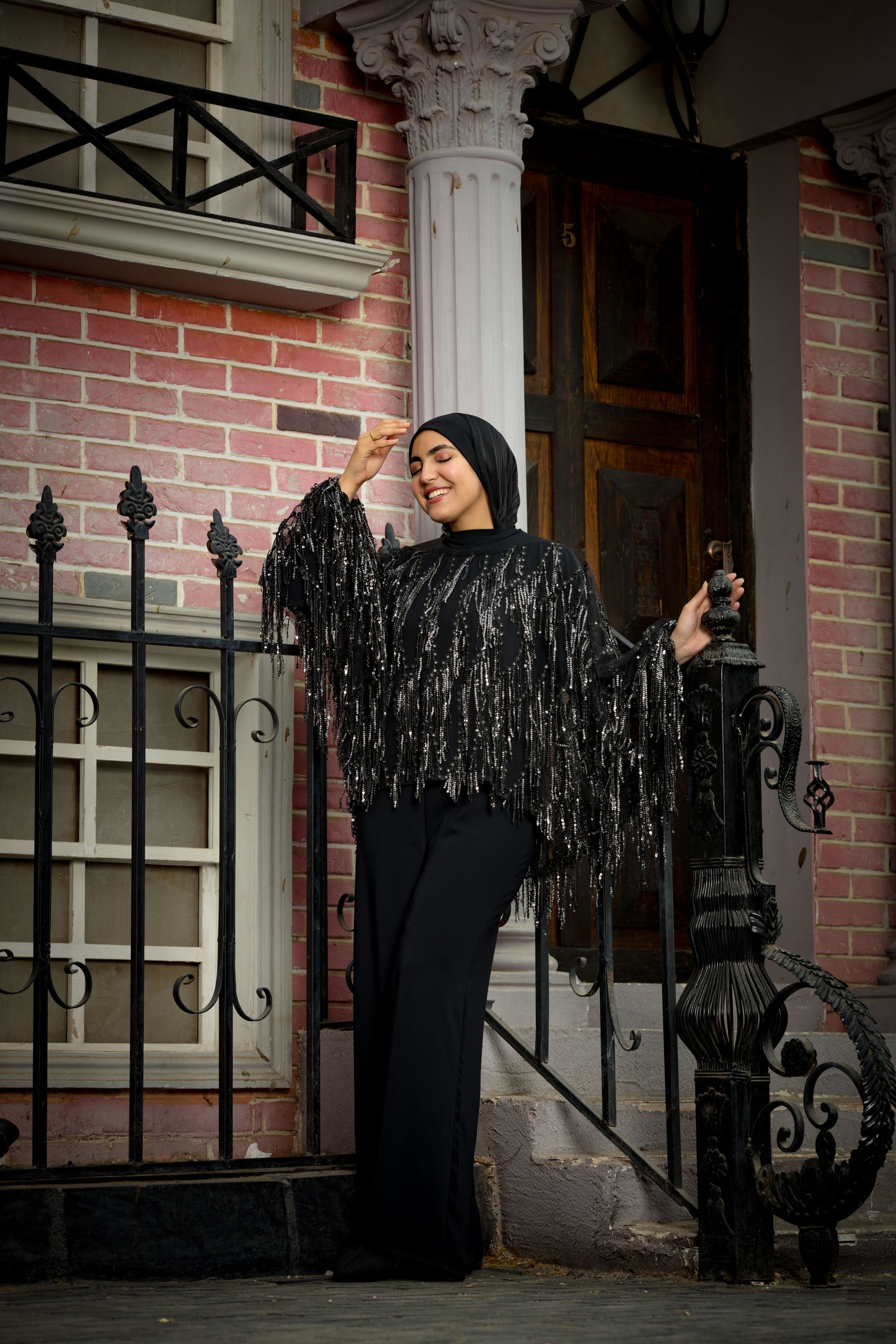 Black swan jumbsuit in black
