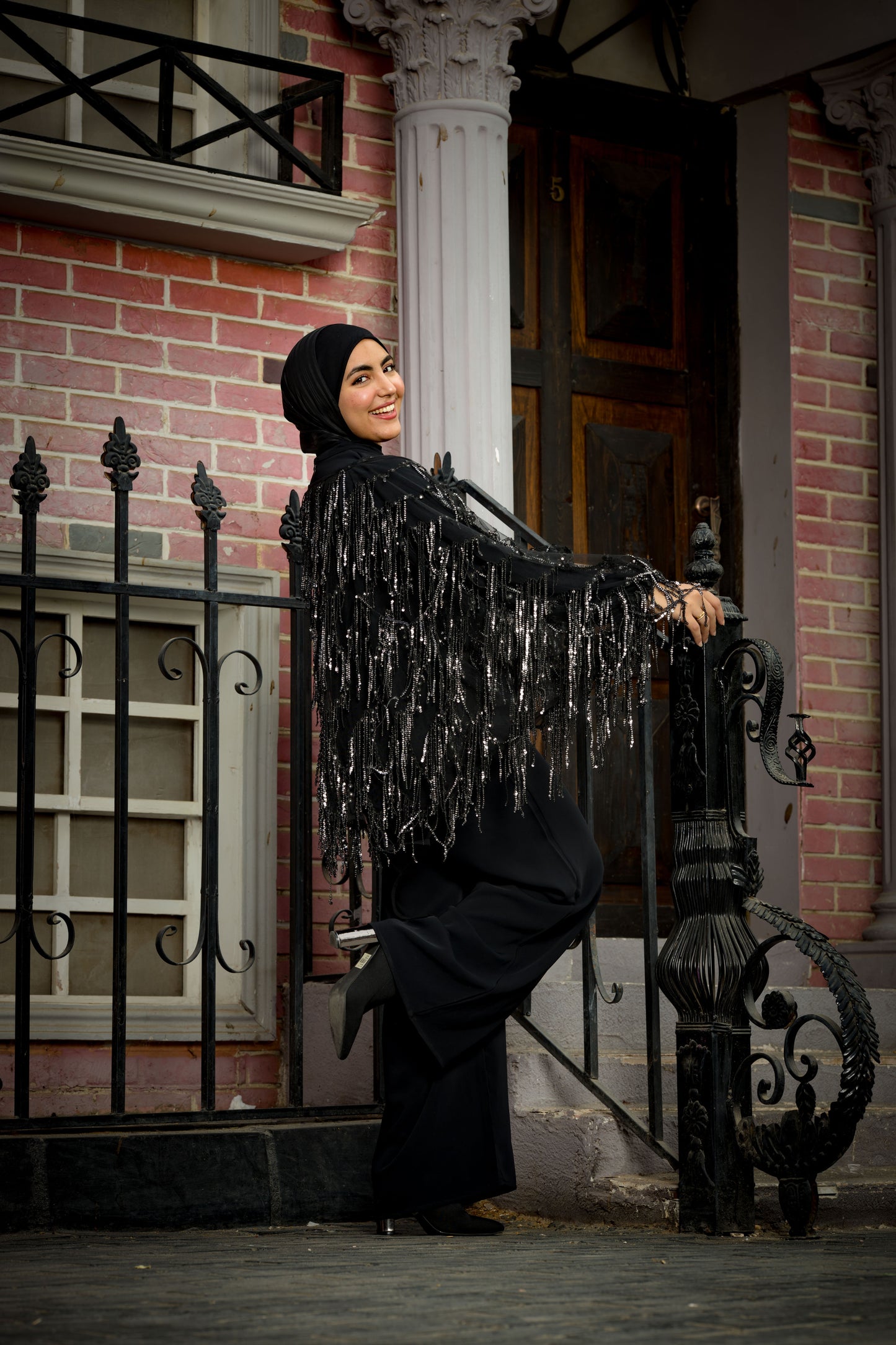 Black swan jumbsuit in black