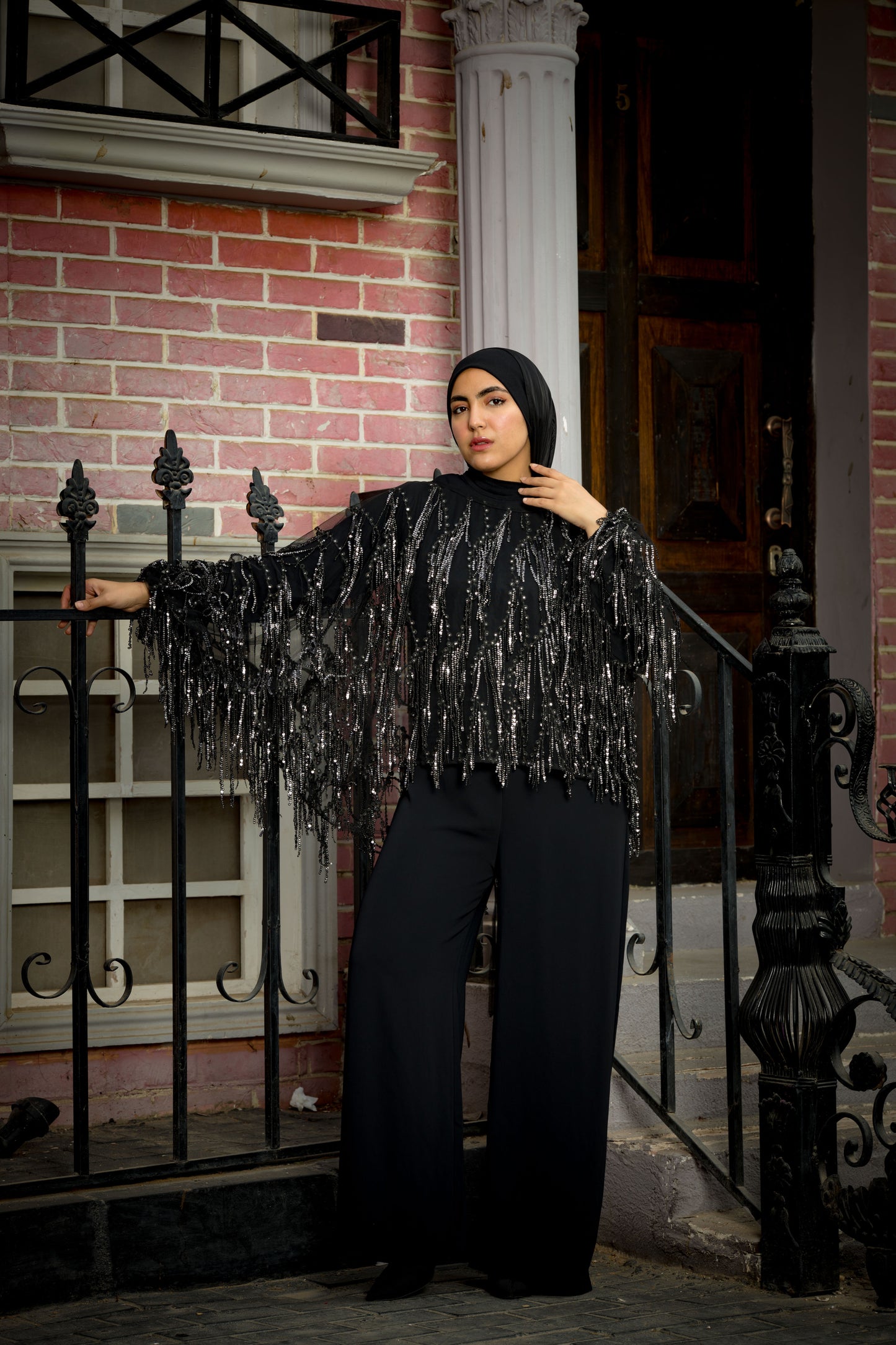 Black swan jumbsuit in black