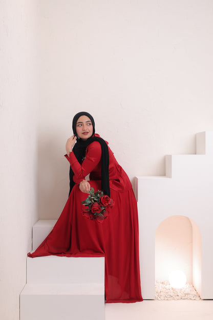 Nova dress in red