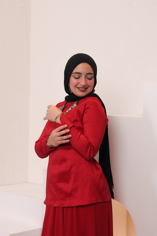 Nova dress in red