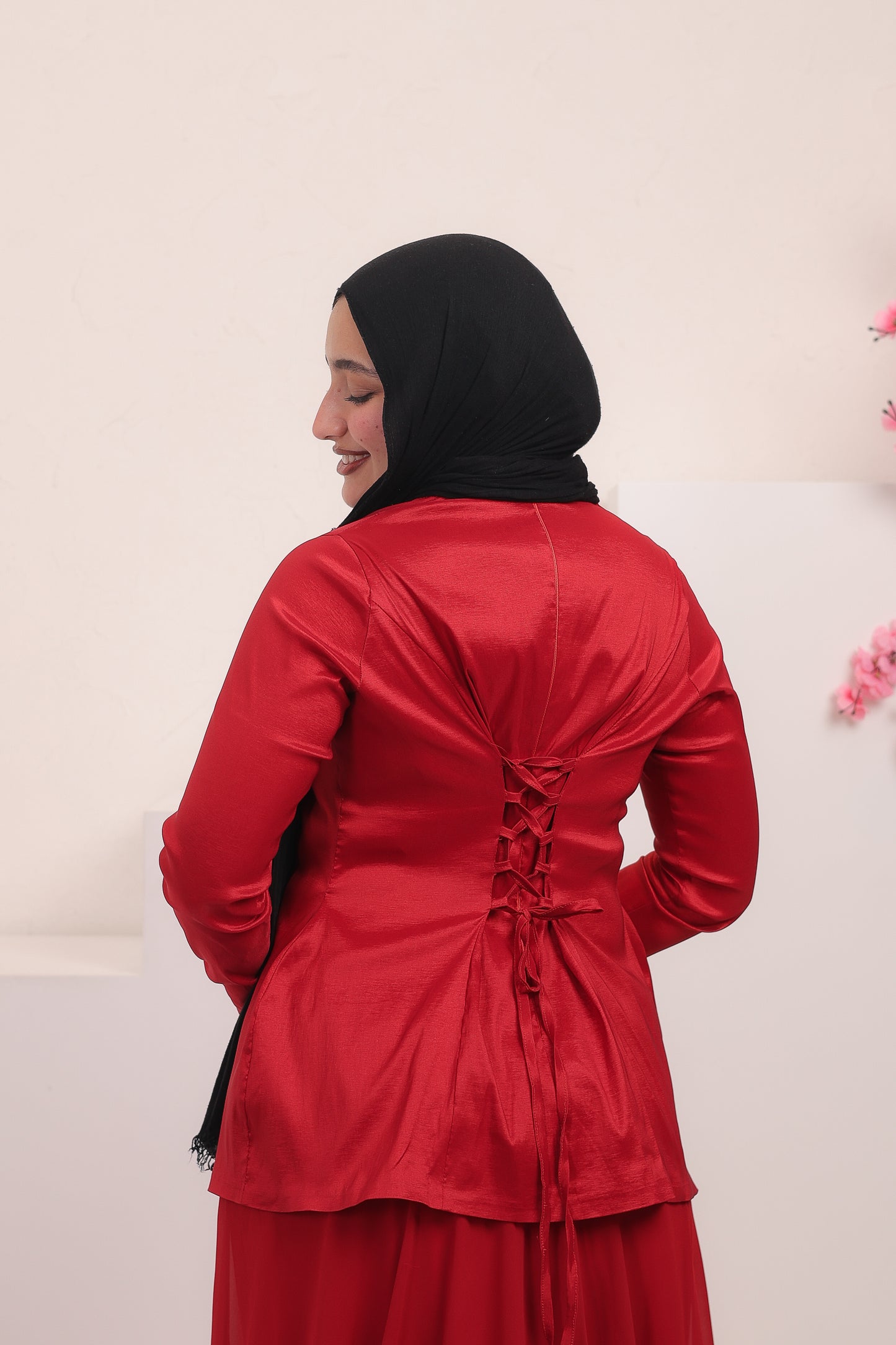Nova dress in red