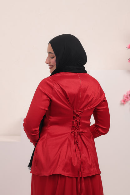 Nova dress in red