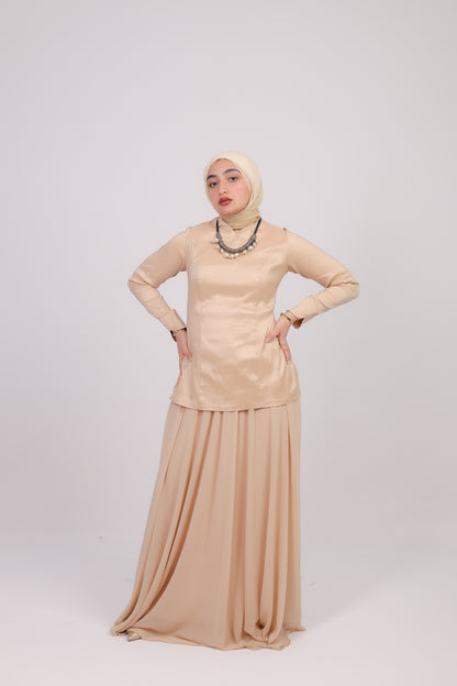 Nova dress in gold
