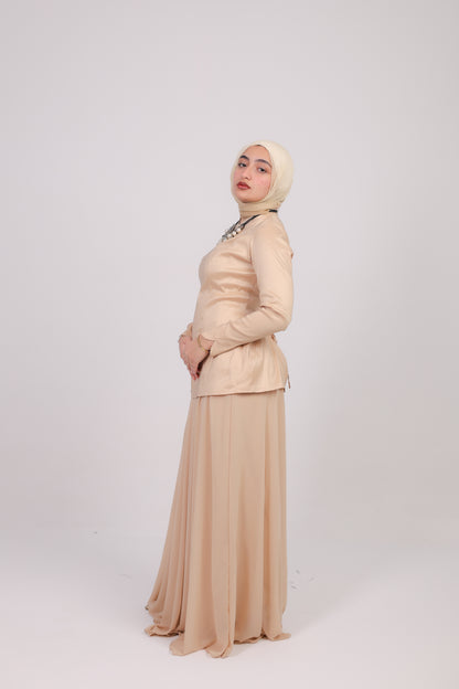 Nova dress in gold