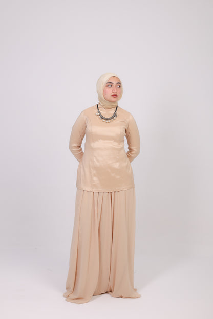 Nova dress in gold