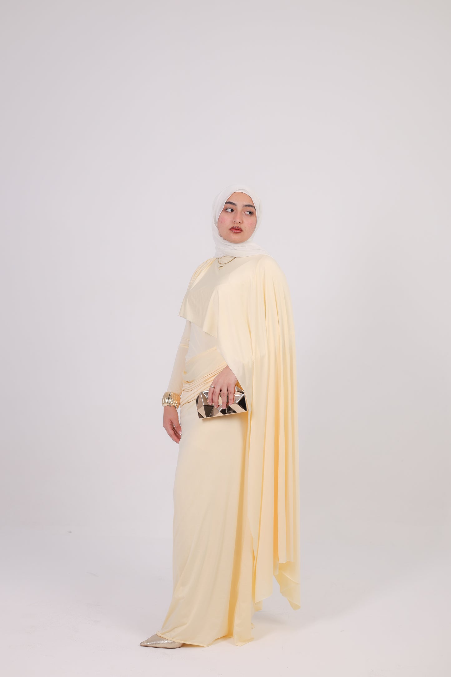 Labella dress in butter yellow