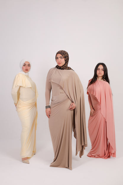 Labella dress in butter yellow