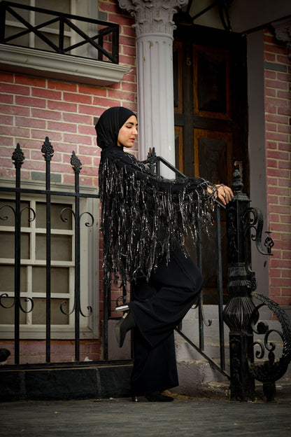 Black swan jumbsuit in black