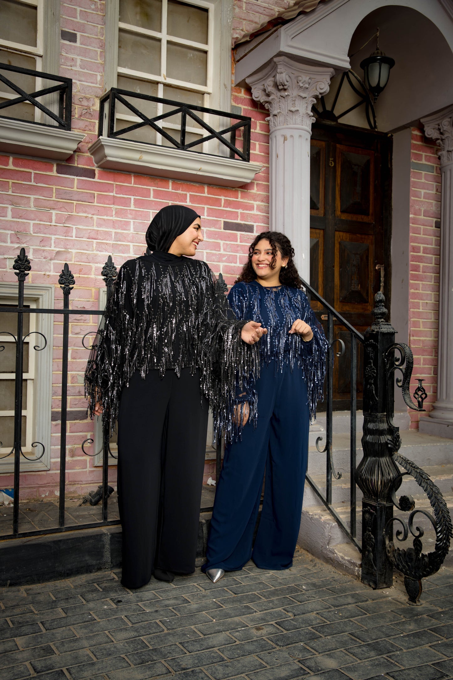 Black swan jumbsuit in dark blue