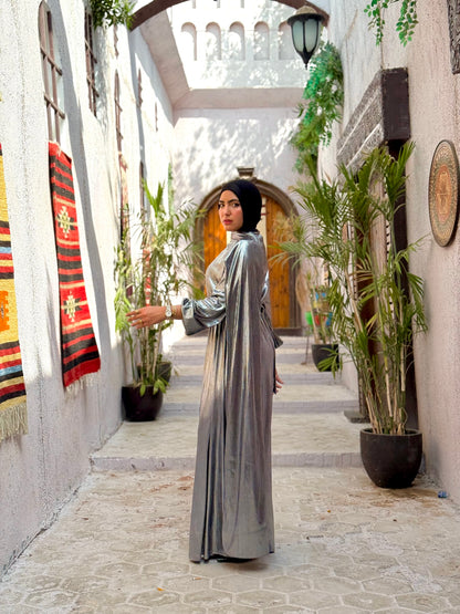 Radiance jumpsuit in silver