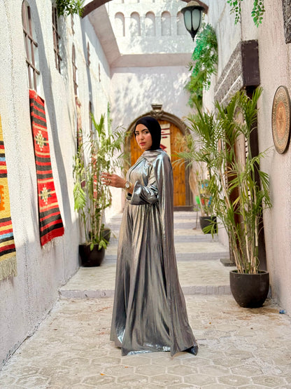 Radiance jumpsuit in silver