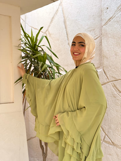 Raffyelo jumbsuit in pistachio