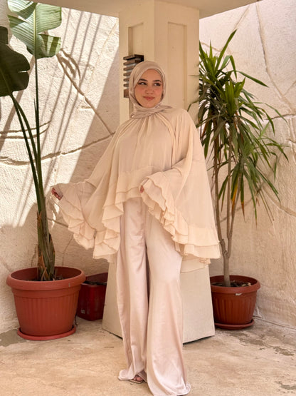 Raffyelo jumbsuit in nude