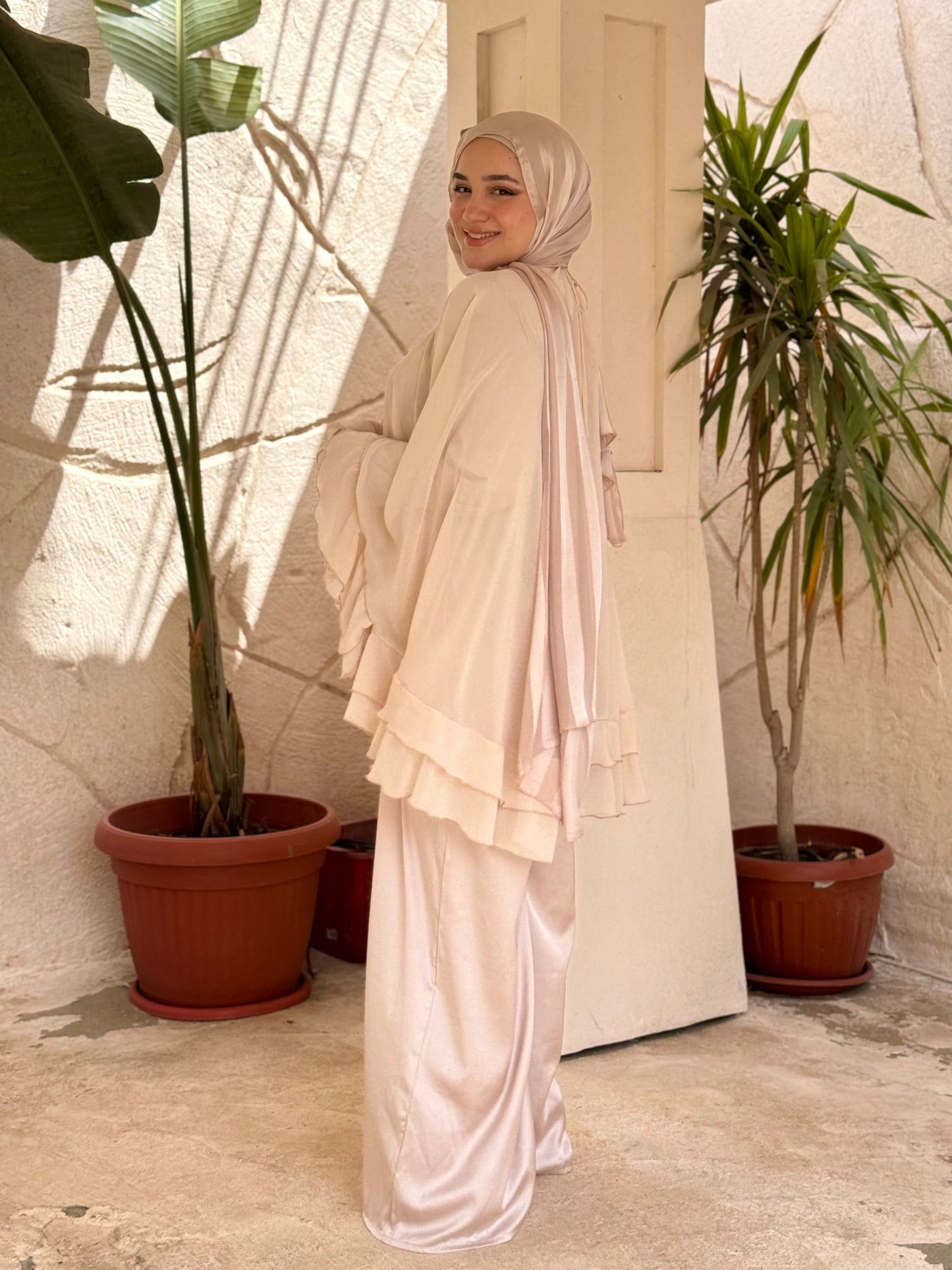Raffyelo jumbsuit in nude