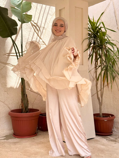 Raffyelo jumbsuit in nude