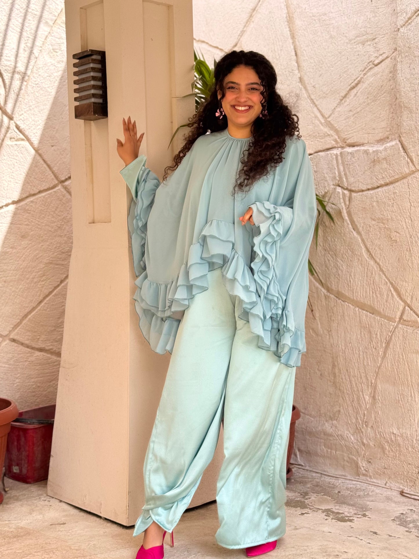 Raffyelo jumpsuit in aqua