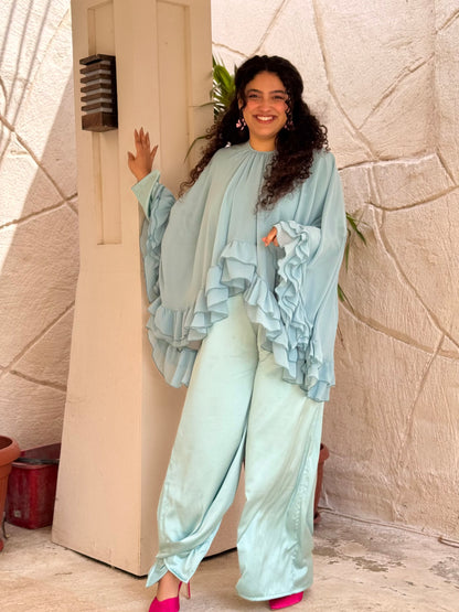 Raffyelo jumpsuit in aqua