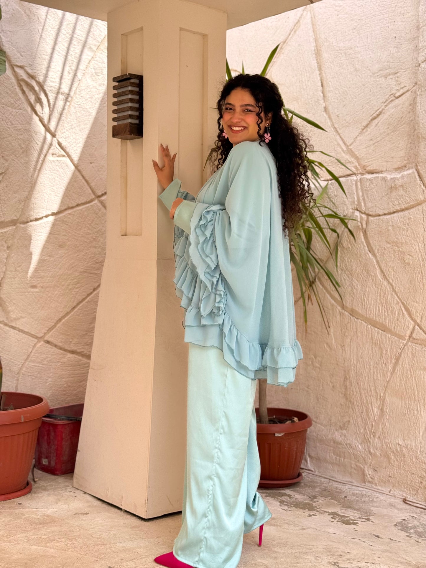 Raffyelo jumpsuit in aqua